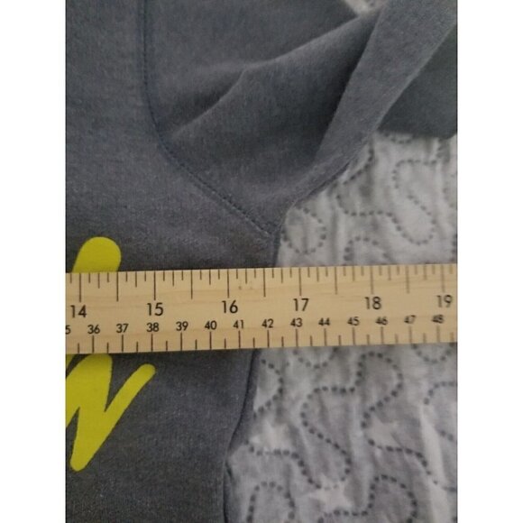 Headrush Original Fortune Favors the Brave Grey Hoody Yellow Logo Size Small - Picture 6 of 8